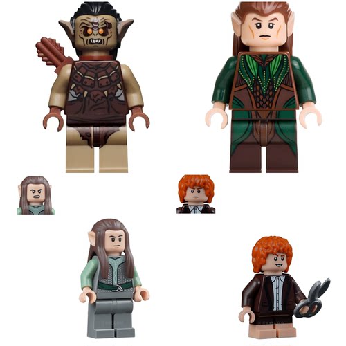 乐高 LEGO 霍比特人 指环王 人仔 lor048 半兽人 弓箭手 79002