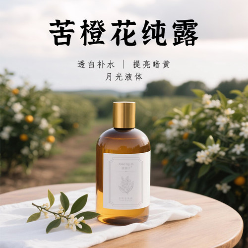橙花纯露提亮收毛孔喷雾湿敷水