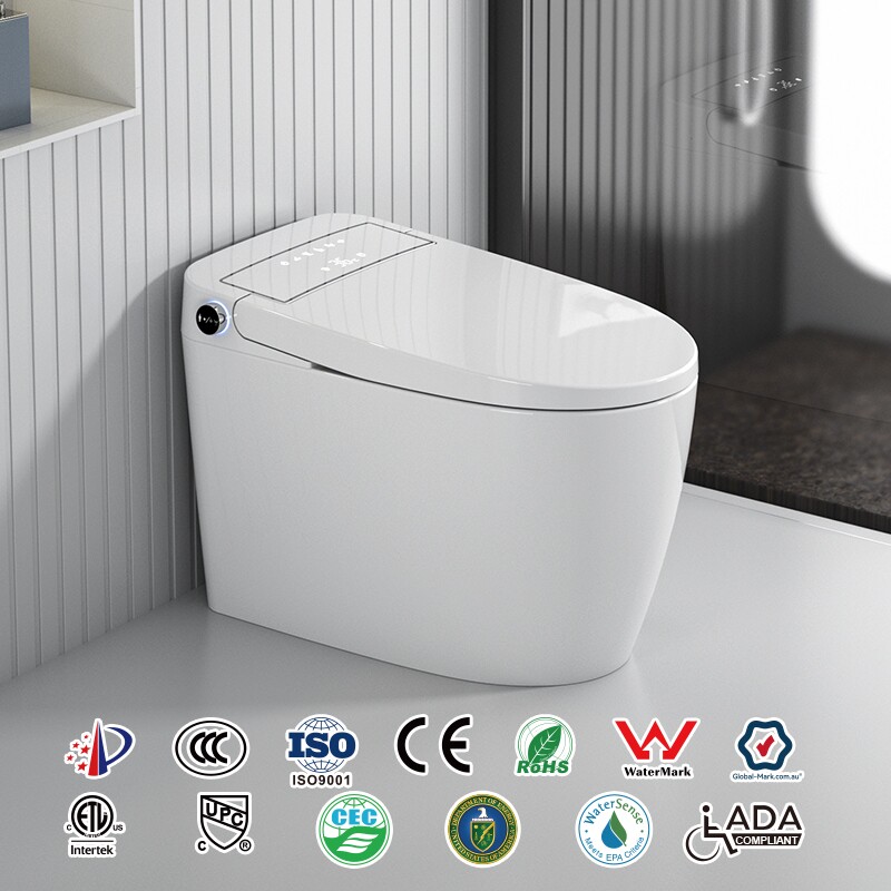澳洲墨尔本荷兰智能马桶家用一体式全自动翻盖内置泡沫盾坐便器