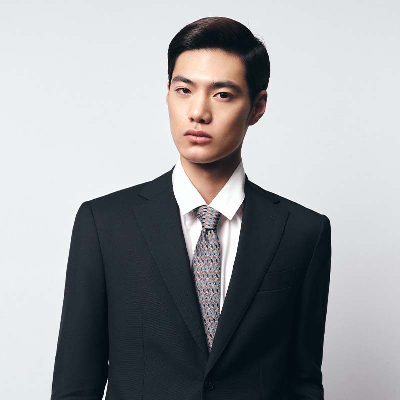 【凤凰之家】万事利桑蚕丝真丝男士商务正装高档西装领带 锦翎齐