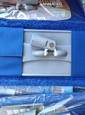 欧洁雅3081蓝色平板拖把轻便家用吸水地拖木地板平拖布