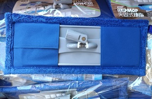 欧洁雅3081蓝色平板拖把轻便家用吸水地拖木地板平拖布