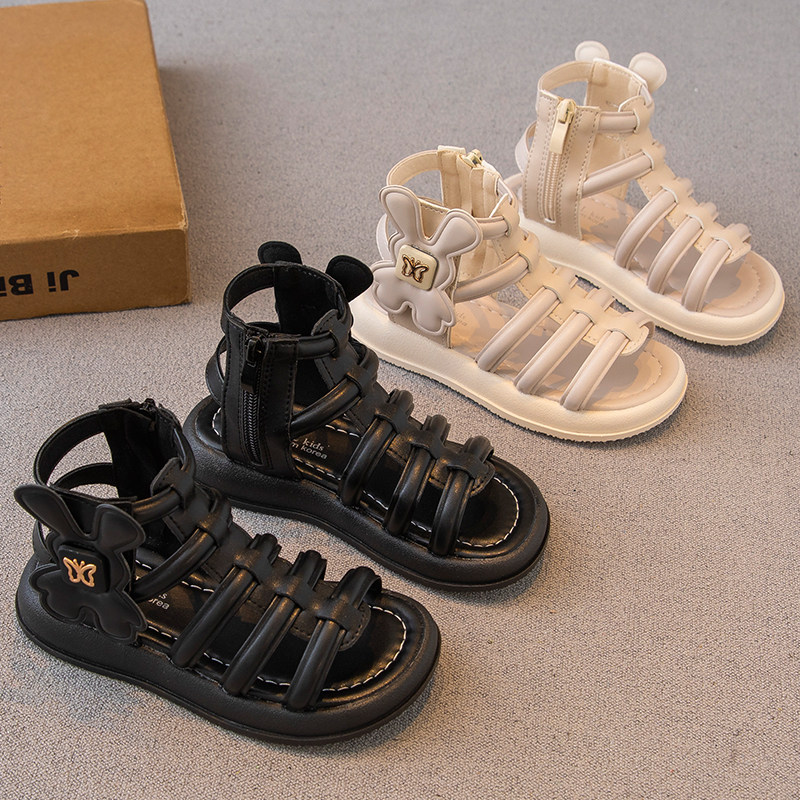 女童凉鞋罗马鞋2024夏季新款儿童鞋子小女孩公主鞋软底防滑中大童,童鞋/婴儿鞋/亲子鞋,凉鞋,淘宝优惠券,粉丝福利购,淘宝优惠卷