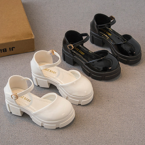 夏款儿童女包头洋气公主凉鞋