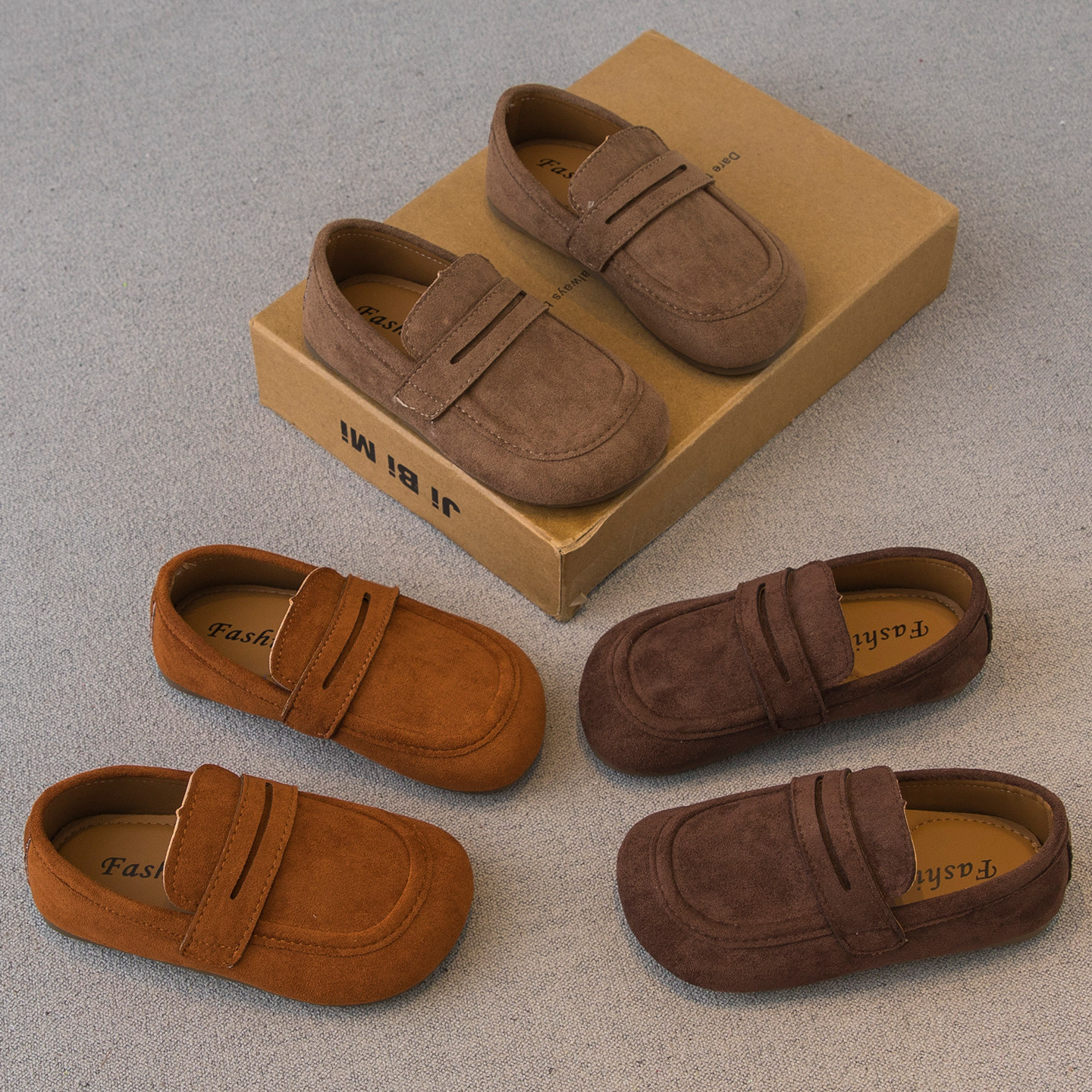 儿童皮鞋2025春秋新款男童鞋子女童豆豆鞋勃肯鞋单鞋宝宝豆豆鞋潮,童鞋/婴儿鞋/亲子鞋,皮鞋,淘宝优惠券,粉丝福利购,淘宝优惠卷