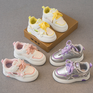 低帮2025春秋新款 运动鞋 女童公主鞋 宝宝单鞋 子休闲德训鞋 儿童板鞋