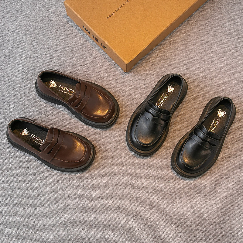 女童皮鞋黑色2024春秋新款儿童鞋子女孩公主鞋豆豆鞋单鞋英伦风潮,童鞋/婴儿鞋/亲子鞋,皮鞋,淘宝优惠券,粉丝福利购,淘宝优惠卷