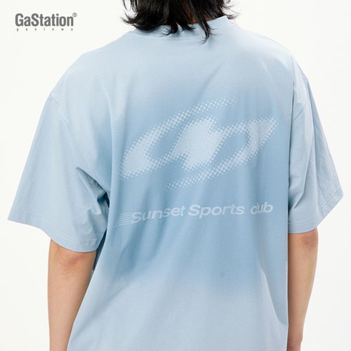 Gastation颗粒logo遇水显性T恤