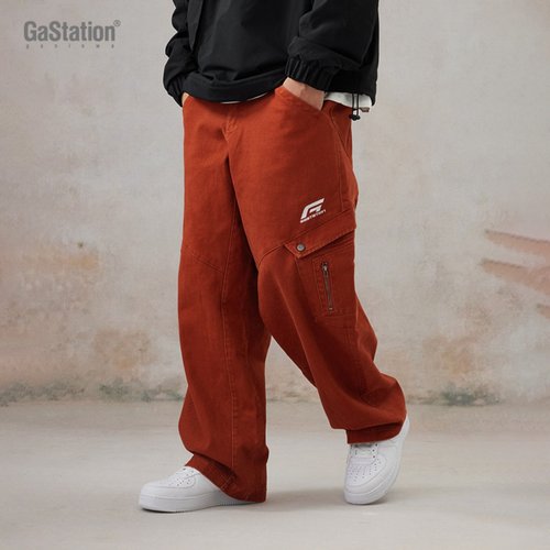 Gastation工装拼接长裤复古版型