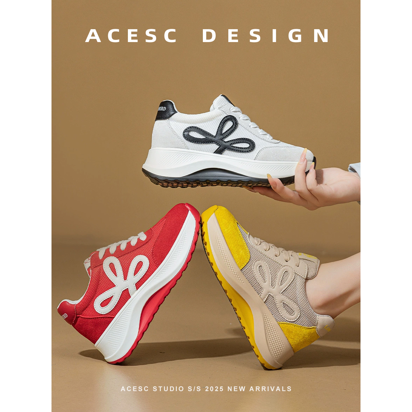 2025秋季新款休闲阿甘鞋女防滑系带户外百搭透气运动鞋女士单鞋