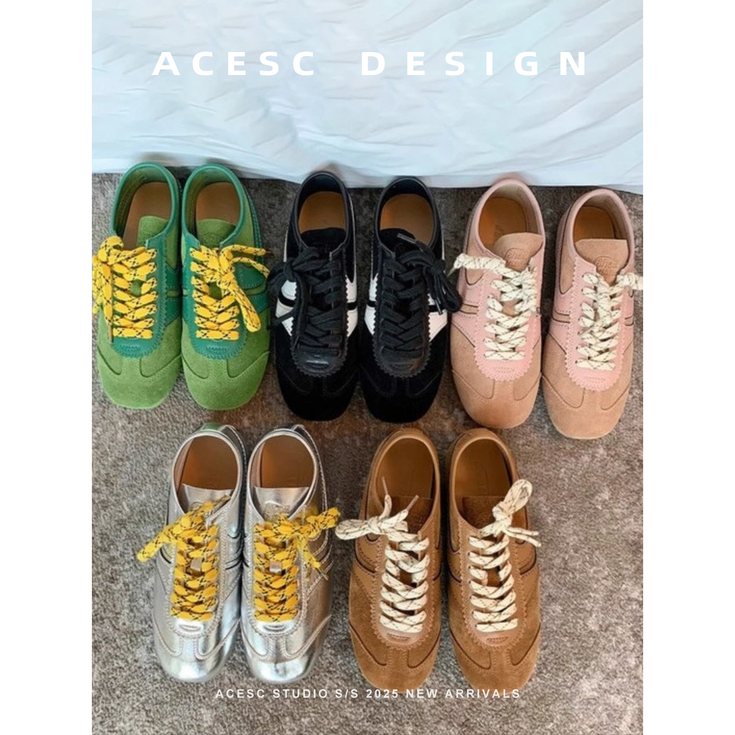 软皮软底复古德训鞋女真皮系带平底休闲板鞋2025秋冬新款阿甘鞋