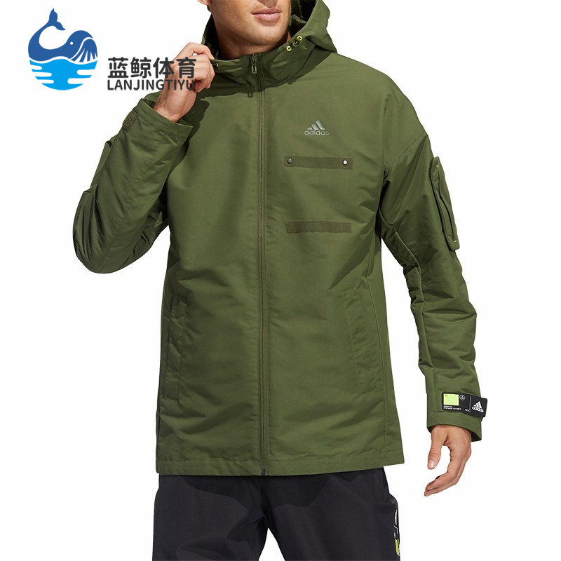 阿迪达斯男子连帽夹克外套