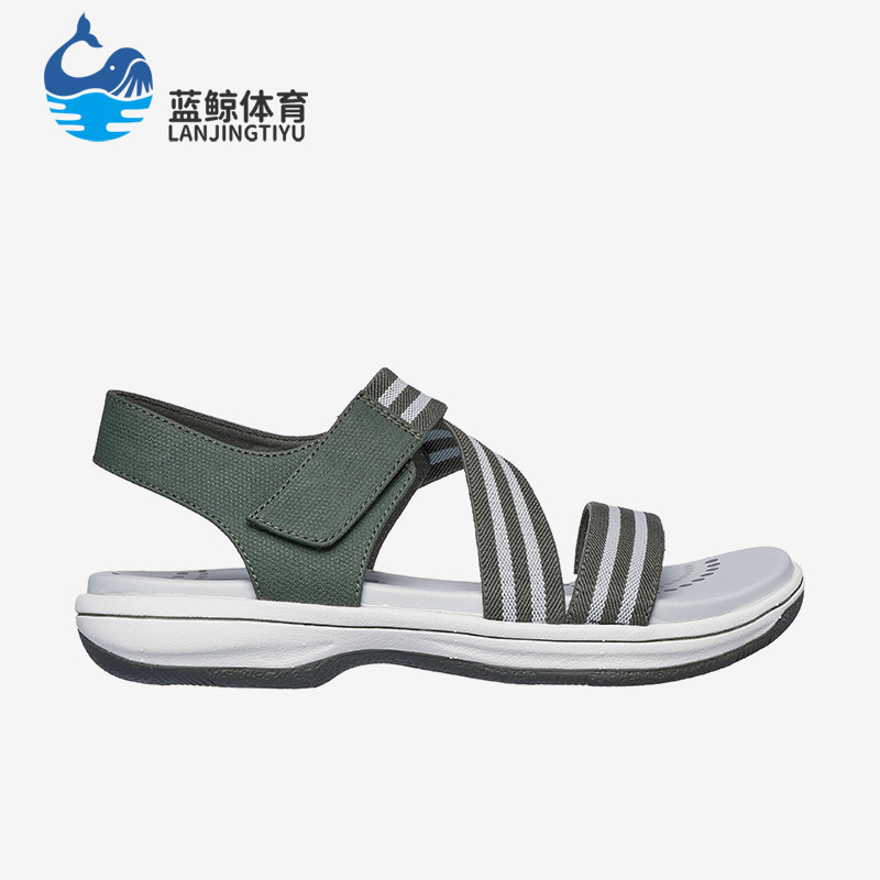 Skechers/斯凯奇正品夏季新款女士防滑运动魔术贴凉鞋