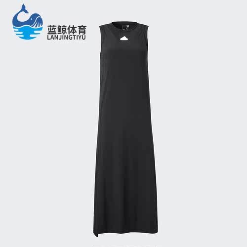阿迪达斯圆领运动连衣裙