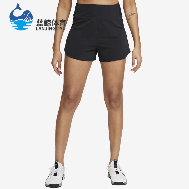 Nike/耐克正品训练透气高腰衬里跑步女子运动短裤DX6019-010