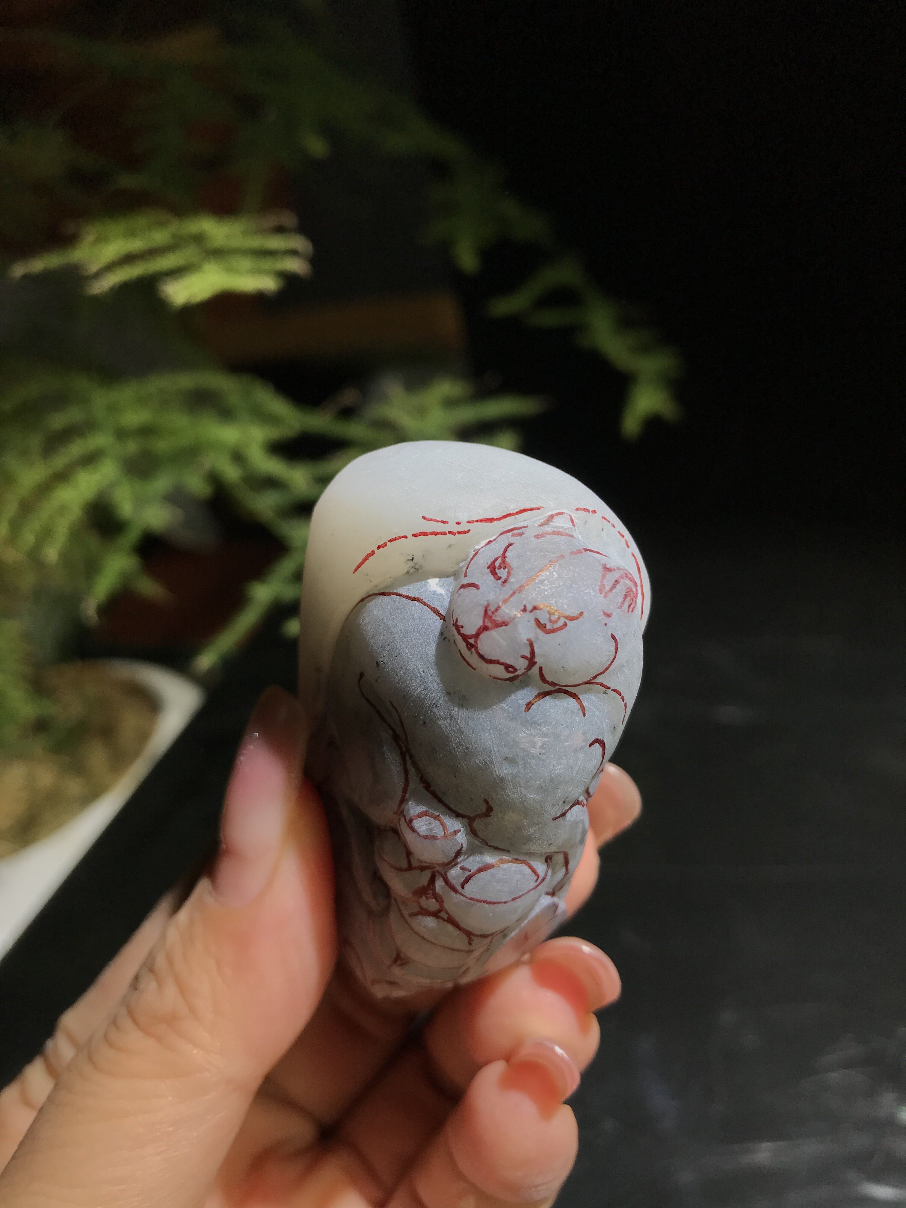 儒贤玉道青花籽料金钱豹铜钱挂件苏工立体雕刻一路暴富男女式挂件