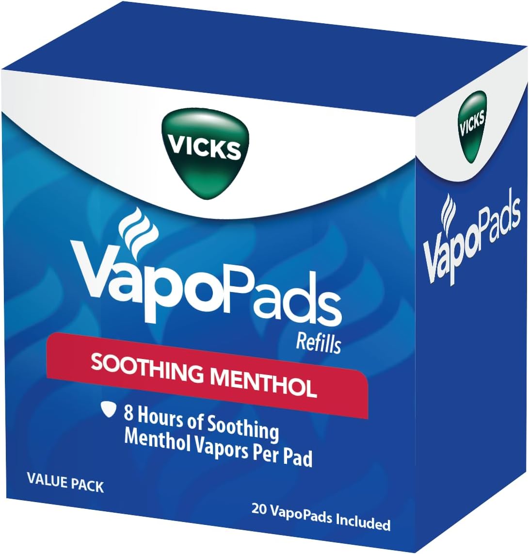 美国代购Vicks VapoPads Original Menthol Scent 20 Count Menth