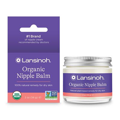 美国代购Lansinoh Organic Nipple Cream for Breastfeeding, 2 O