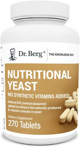 Dr. Berg's Nutritional Yeast Tablets – Non-Fortified Natura