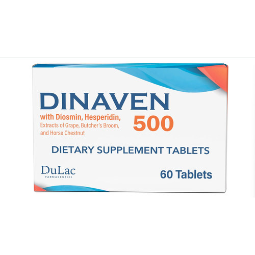 Dulac Dinaven 500, Micronized Diosmin Hesperidin Dietary Sup