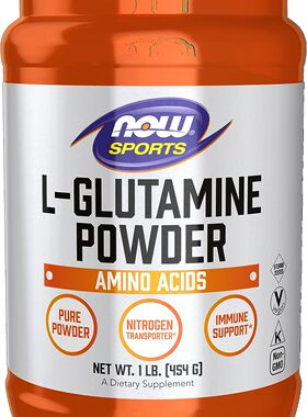 美国代购NOW Sports L-Glutamine Powder, 1-Pound
