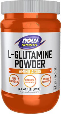 美国代购NOW Sports L-Glutamine Powder, 1-Pound