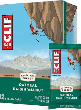 美国代购CLIF BARS - Energy Bars - Oatmeal Raisin Walnut - Ma