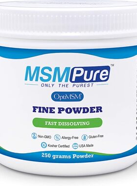 美国代购Kala Health MSMPure Fine Powder, 8.8 oz, Fast Dissol
