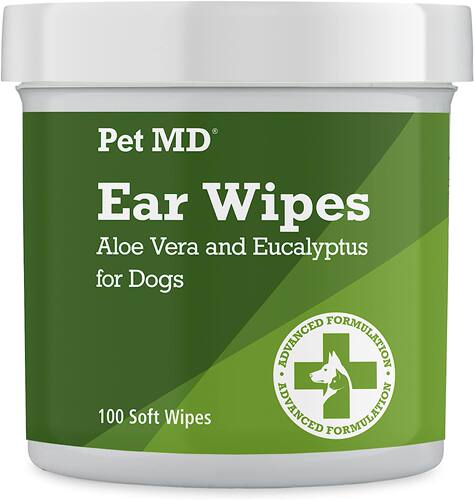 美国代购Pet MD - Dog Ear Cleaner Wipes - Otic Cleanser for D