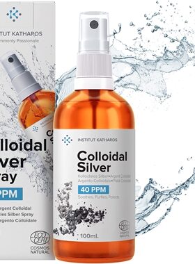 美国代购Colloidal Silver Liquid 3.4 fl oz Spray ● Bioactive