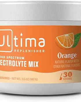 美国代购Ultima Replenisher Electrolyte Hydration Powder, Ora
