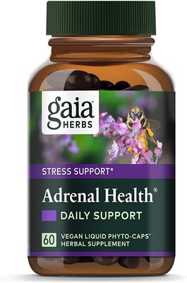 美国代购Gaia Herbs Adrenal Health Daily Support, Stress Reli