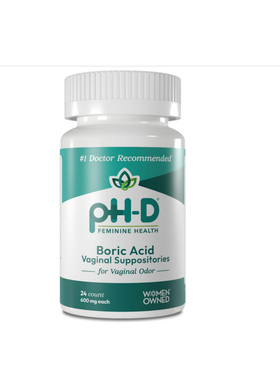 美国代购pH-D Feminine Health - 600 mg Boric Acid Suppositori