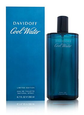 美国代购Davidoff Cool Water Eau de Toilette Spray for Men, 6