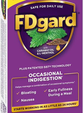 美国代购FDgard Gut Health Supplement, Indigestion, Nausea &