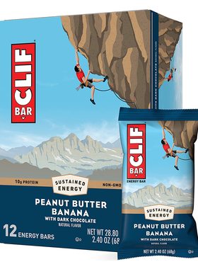 美国代购CLIF BARS - Energy Bars - Peanut Butter Banana with