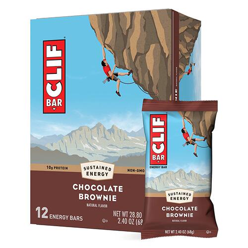 美国代购CLIF BARS - Energy Bars - Chocolate Brownie - Made w
