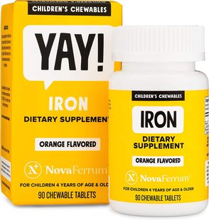 美国代购NovaFerrum Yay | Chewable Iron Supplement for Kids |