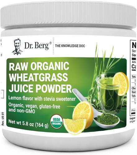 美国代购Dr. Berg USDA Certified Organic Green Powder Superfo