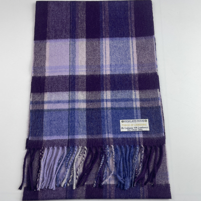 英单小众秋冬款色织羊绒羊毛围巾