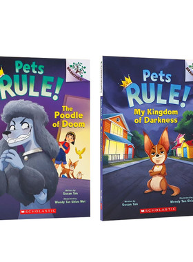 英文原版 Pet Reign Series 2 宠物统治 系列3本 Scholastic 学乐出版  9-12岁青少年儿童阅读进阶桥梁章节书 奇幻冒险故事书