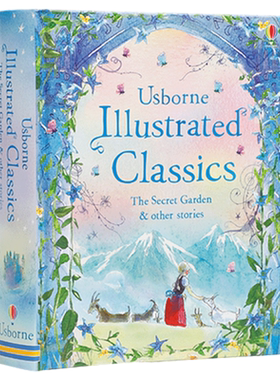 英文原版进口绘本经典《秘密花园》及其他故事 Illustrated Classics The Secret Garden & other stories黑美人绿野仙踪Usborne