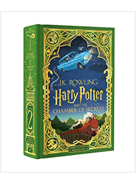 英文原版小说 哈利波特与密室彩绘手工立体书精装Harry Potter And The Chamber Of Secrets 2 MinaLima工作室设计JK Rowling著作