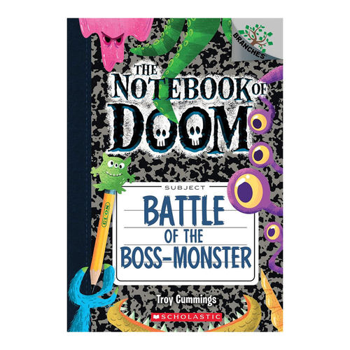 英文原版 he Notebook of Doom #13：Battle of the Boss-Monster 毁灭笔记13 学乐大树系列章节书 平装 6-8岁