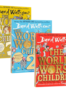 英文原版David Walliams了不起的大盗奶奶The world's worst children世界上最糟糕的孩子老师Spaceboy搞笑桥梁章节漫画书robodog