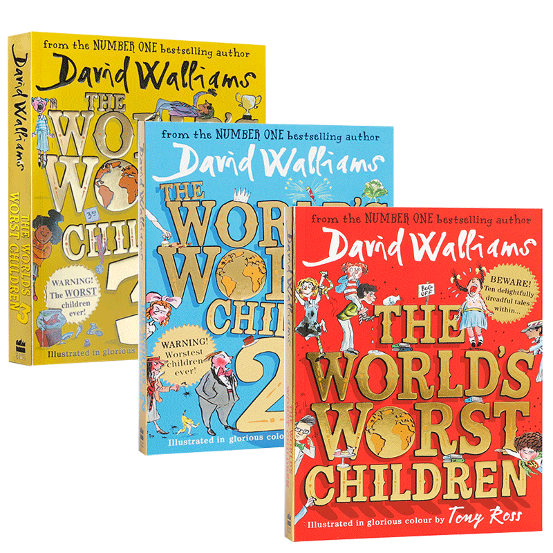 英文原版David Walliams了不起的大盗奶奶The world's worst children世界上最糟糕的孩子老师Spaceboy搞笑桥梁章节漫画书robodog