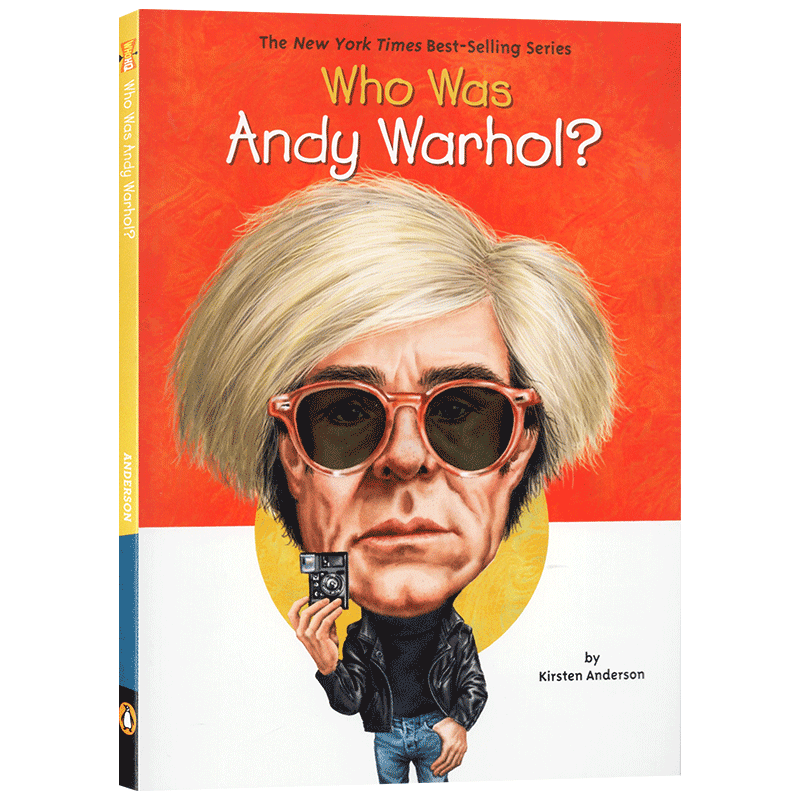 英文原版 Who Was Andy Warhol? 谁是安迪·沃霍尔 Who Was/Is 系列名人传记科普文学 小学生课外英语阅读桥梁读物 正版进口书籍