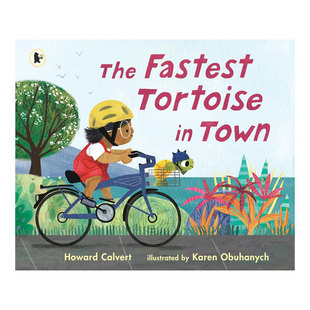 英文原版The Fastest Tortoise in Town镇上最快的乌龟不一样的龟兔赛跑绘本故事 寓言故事 亲子读物平装绘本神话传说4-8岁
