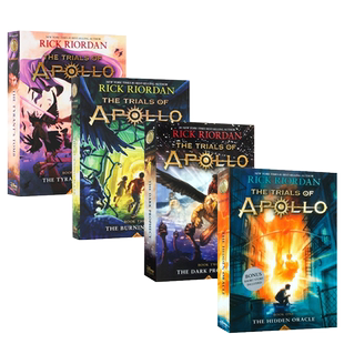 第五季四部曲 Rick Riordan The Trials of Apollo 波西杰克逊阿波罗的审判系列4册全The Hidden Oracle 英文原版课外冒险小说三