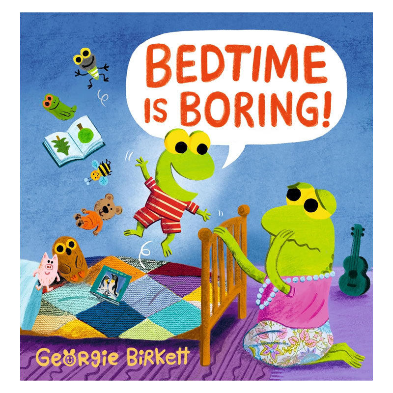 预售英文原版 Cheery Street系列：Bedtime Is Boring! 睡觉真无聊 学会良好睡眠习惯 儿童培养早睡良好睡眠启蒙绘本 4-8岁 平装